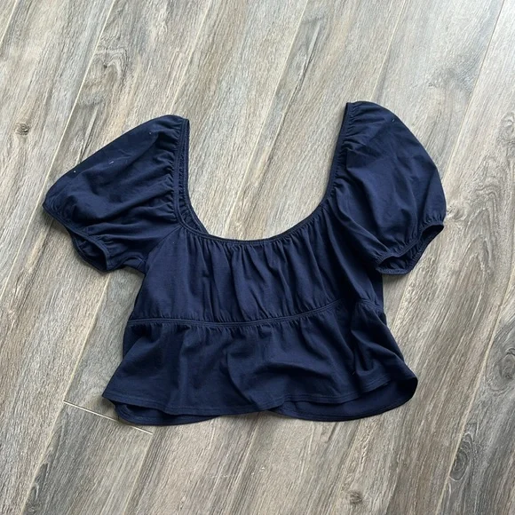 Sunday Best Navy Blue Kaia Top - Picture 7 of 7
